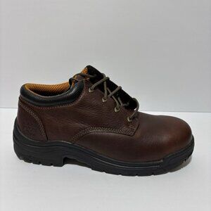 Timberland Pro Men’s Titan Brown Leather Oxford, Size 11.5 M